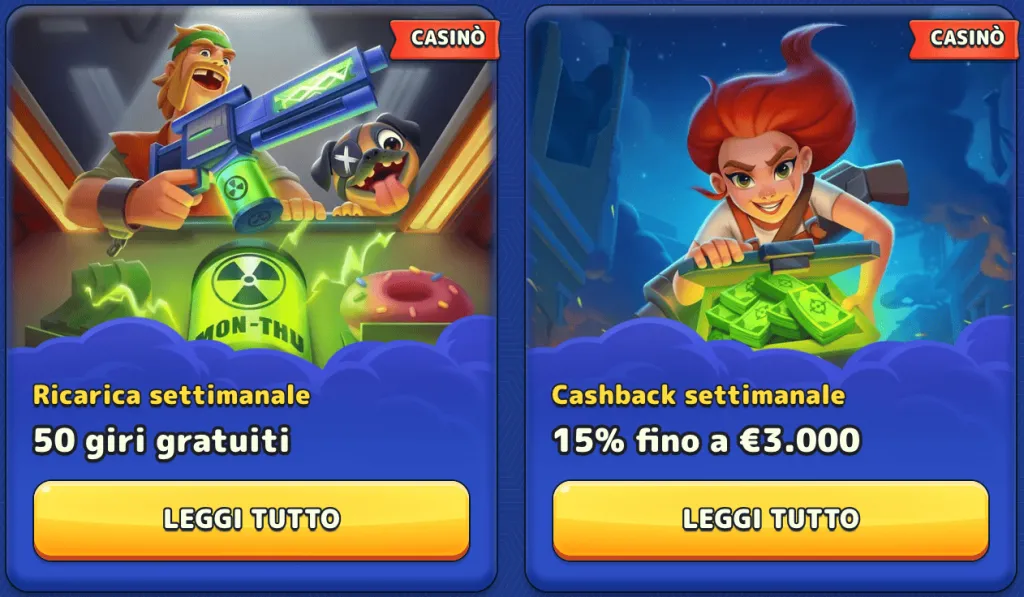 Promozioni stagionali e codici promo esclusivi Pistolo Casino